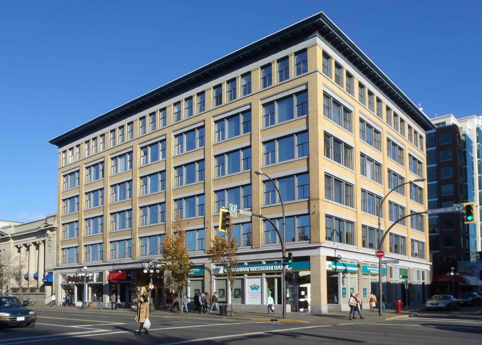 The Sayward Building, 1201-1213 Douglas Street (photo by Victoria Online Sightseeing Tours)