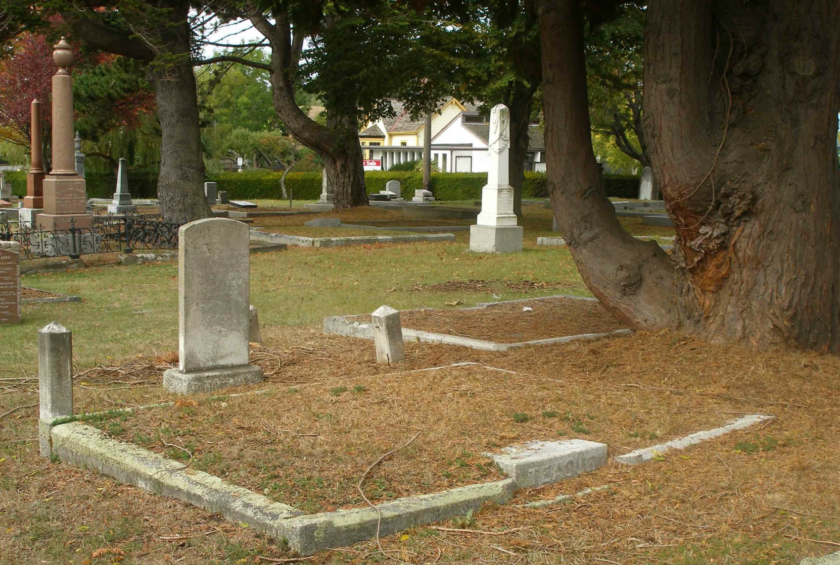 John Teague grave, Ross Bay Cemetery, Victoria, B.C.