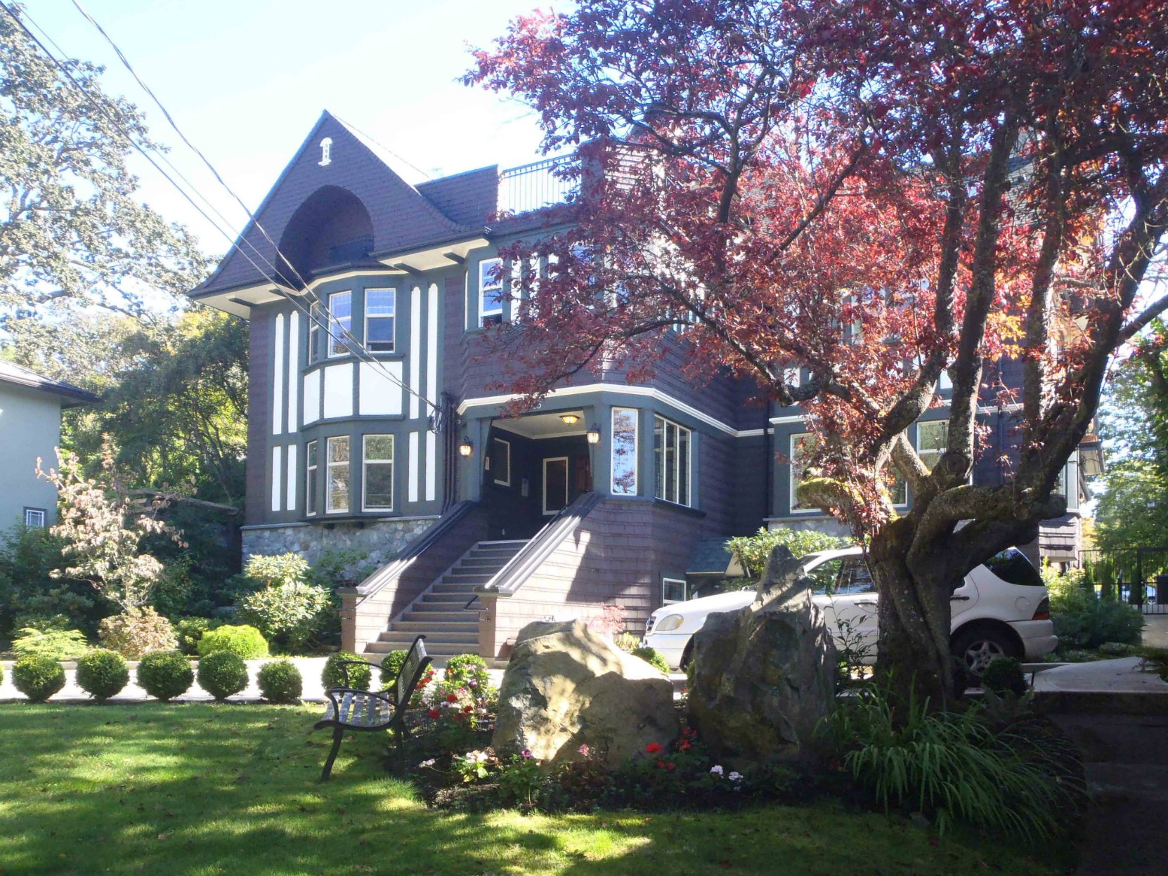 1015 Moss Street, built in 1912-13 by architects Percy Leonard James and Douglas James for Dr. James Helmcken and Ethel Helmcken