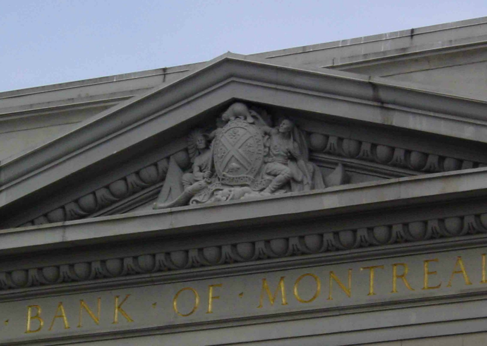 Merchants Bank logo, Bank of Montreal, 1225 Douglas Street