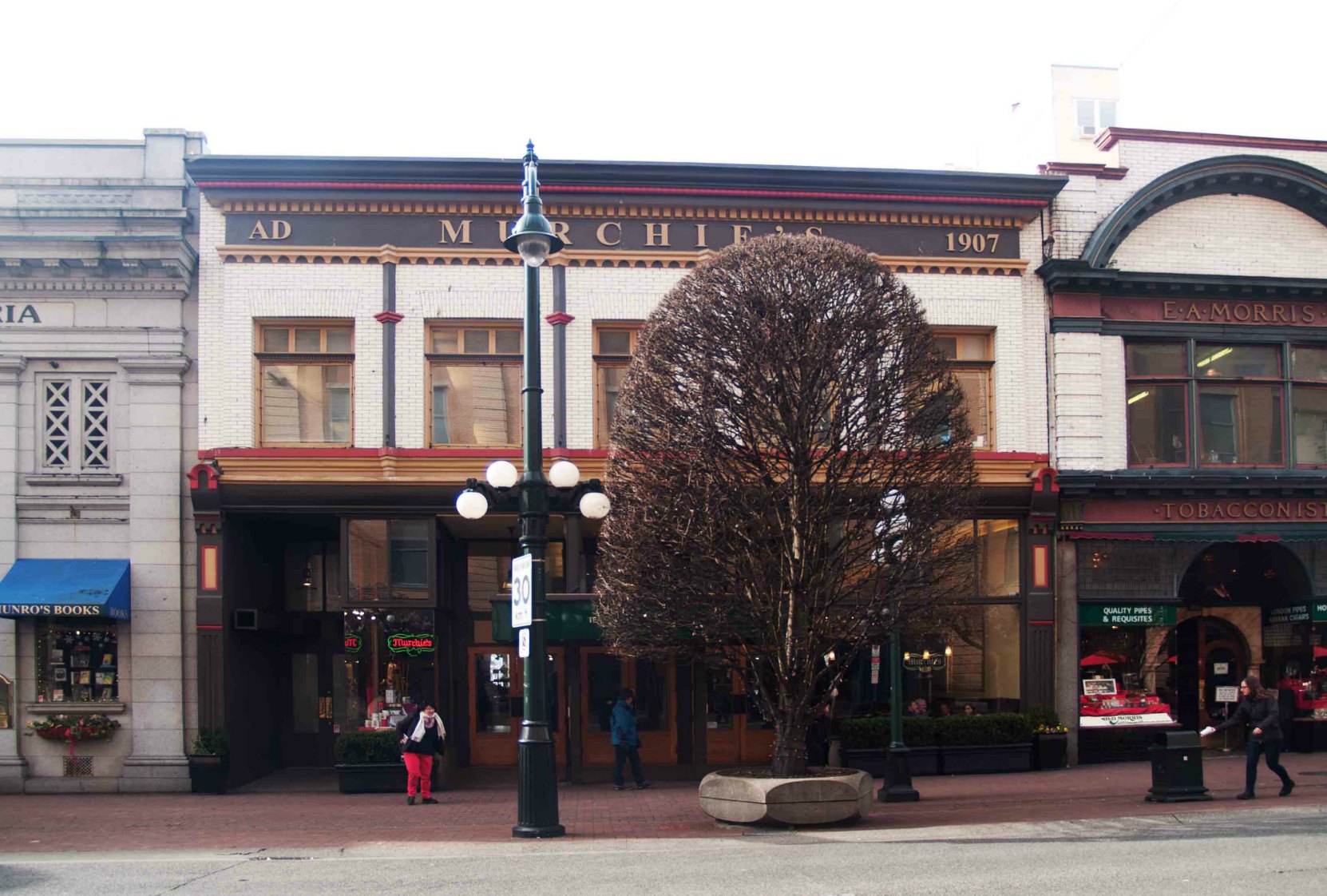 The Mahon Building, 1110-1112 Government Street. Built in 1907. Now best known as Murchie's Tea & Coffee