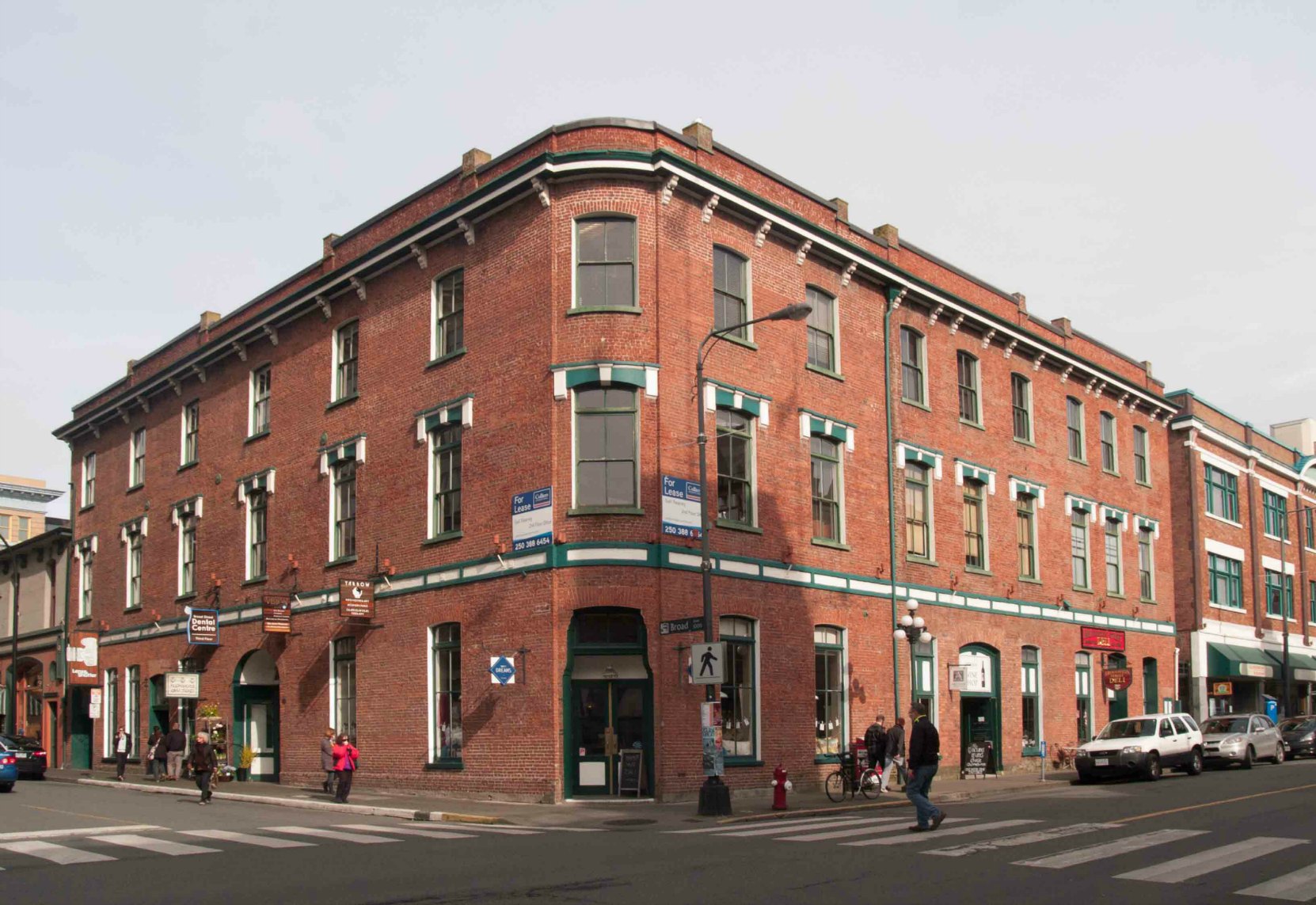 The Weiler Building at 1005-1009 Broad Street and 636 Broughton Street was built as a furniture factory and warehouse for John Weiler in 1884.