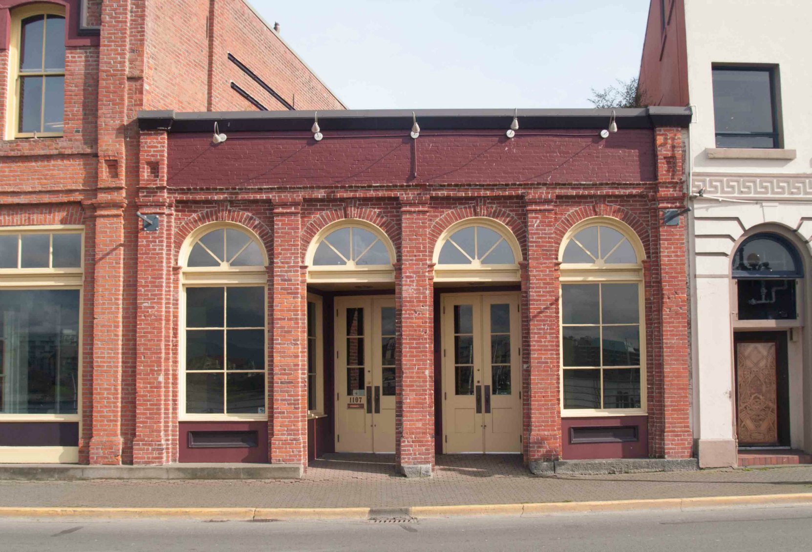 1107 Wharf Street, built circa 1862. It was once the office and warehouse of Richard Carr, the father of well known Canadian artist and writer Emily Carr (1871-1945) (photo by Victoria Online Sightseeing Tours)