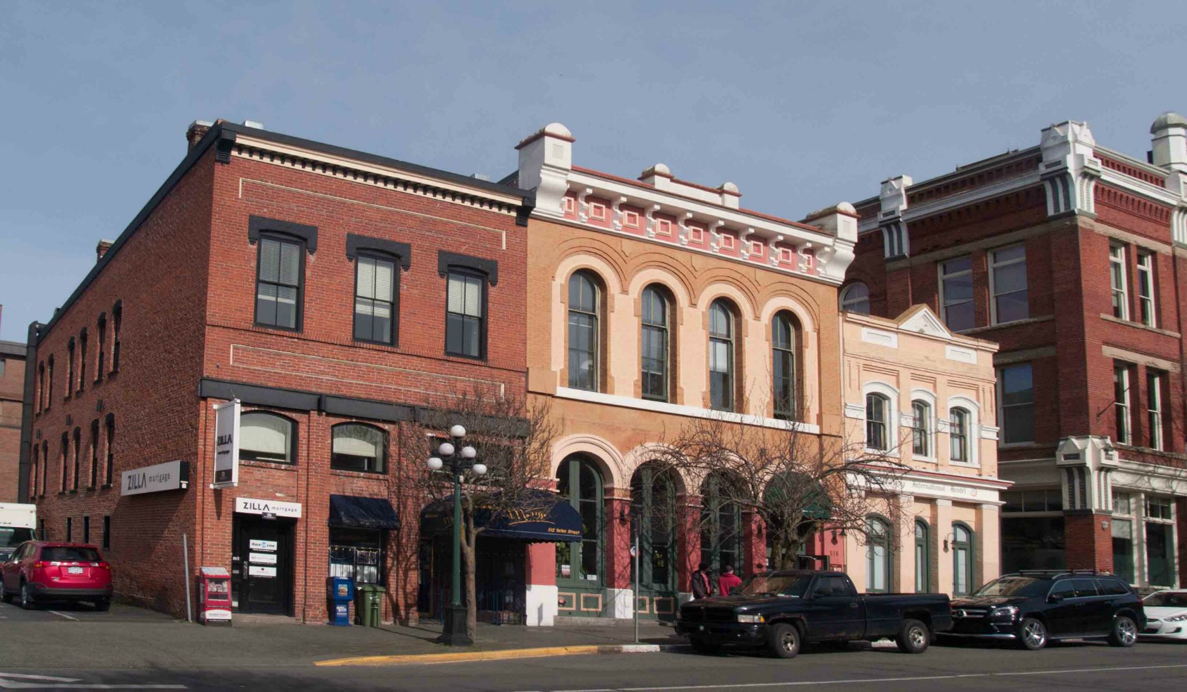 510-512 Yates Street (left), 516 Yates Street (middle) and 518 Yates Street (right)