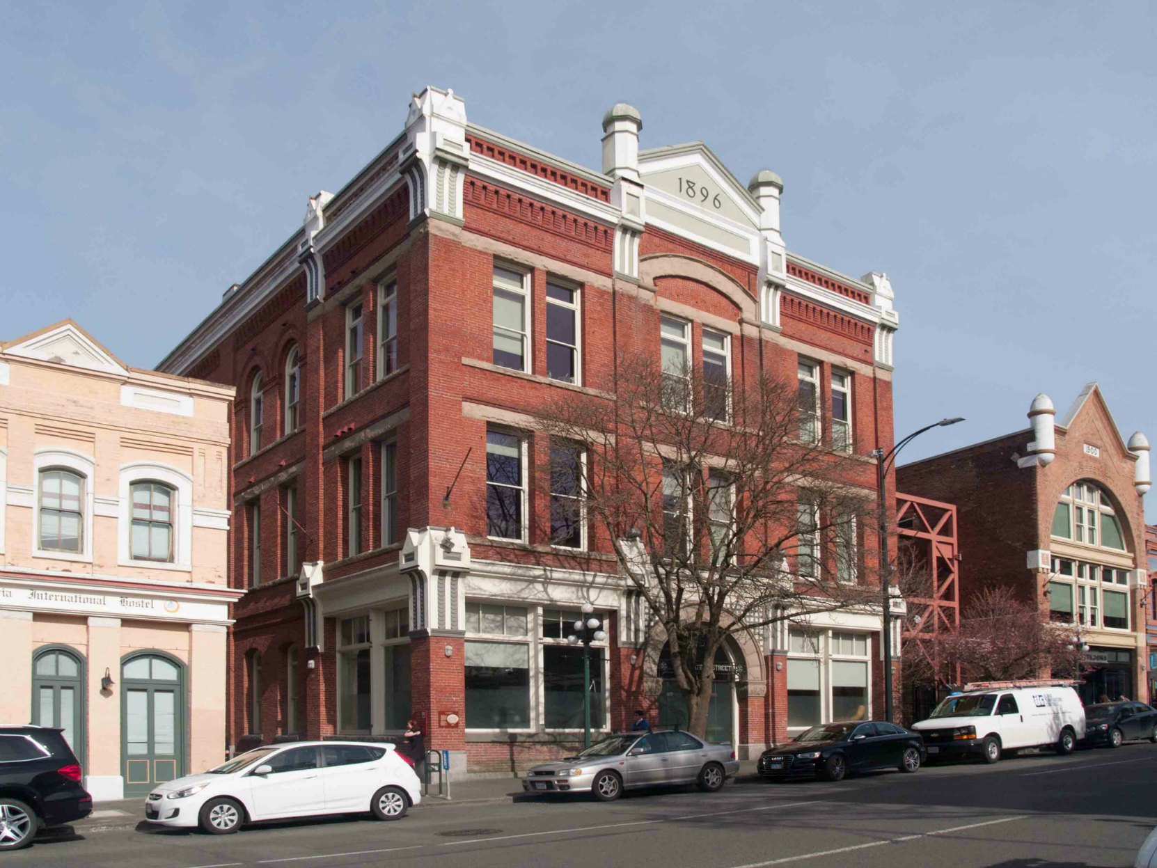 The Leisier Building at 524 Yates Street, built as a warehouse for Simon Leiser in 1896