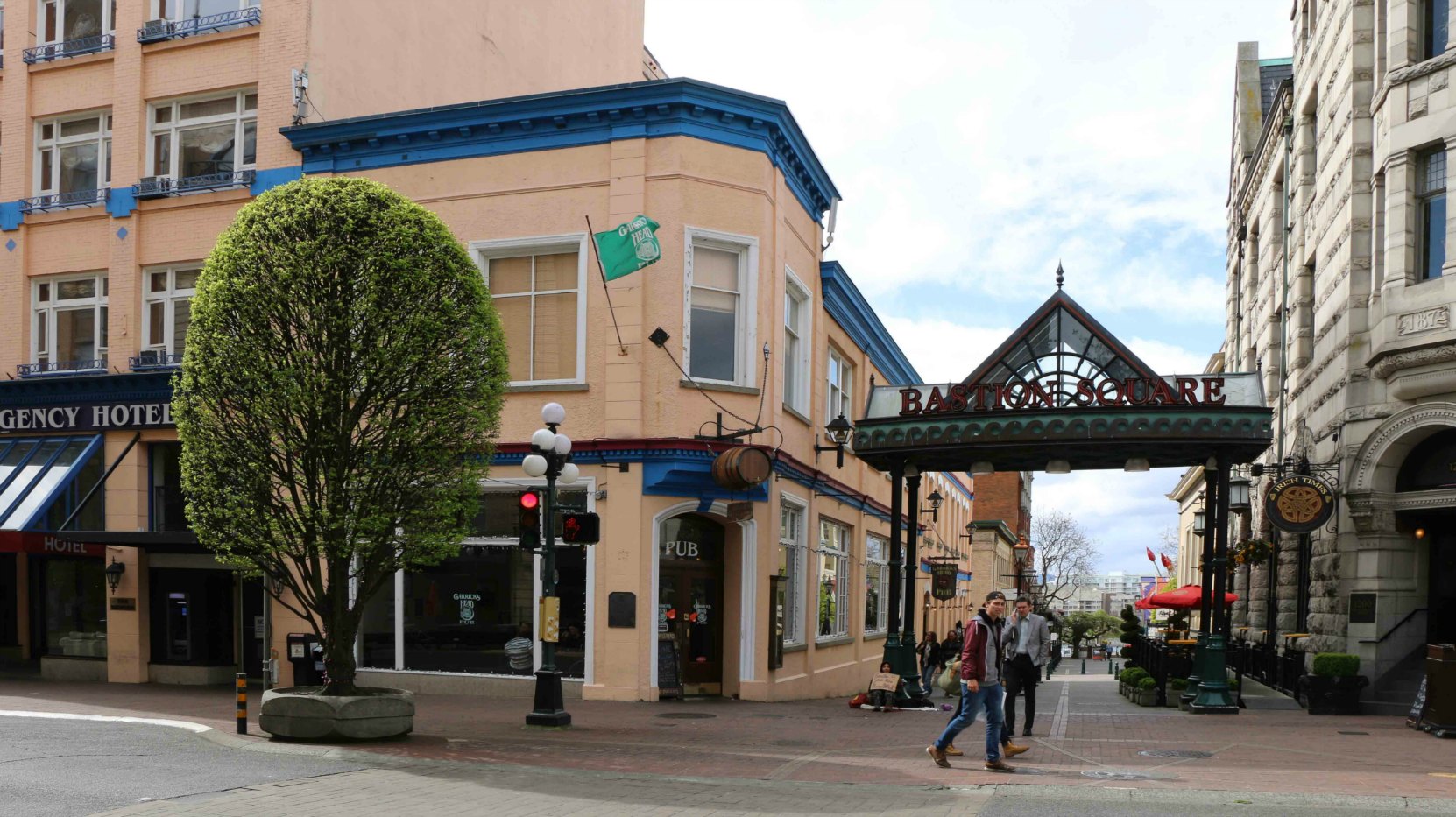 1150 Government Street, now the Garrick's Head Pub, was originally built in 1878.