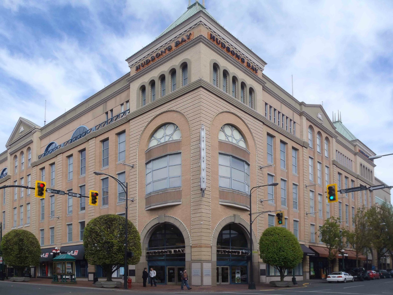 The Bay Centre, seen from Fort Street and Government Street