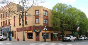 615-625 Johnson Street, originally built in 1874 by Simeon Duck as the Canada Hotel