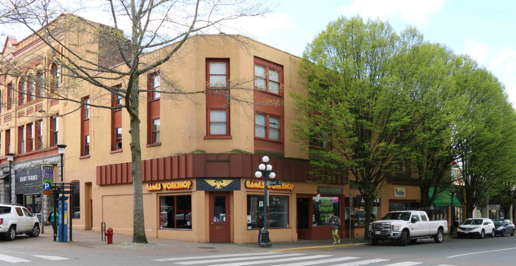 615-625 Johnson Street, originally built in 1874 by Simeon Duck as the Canada Hotel