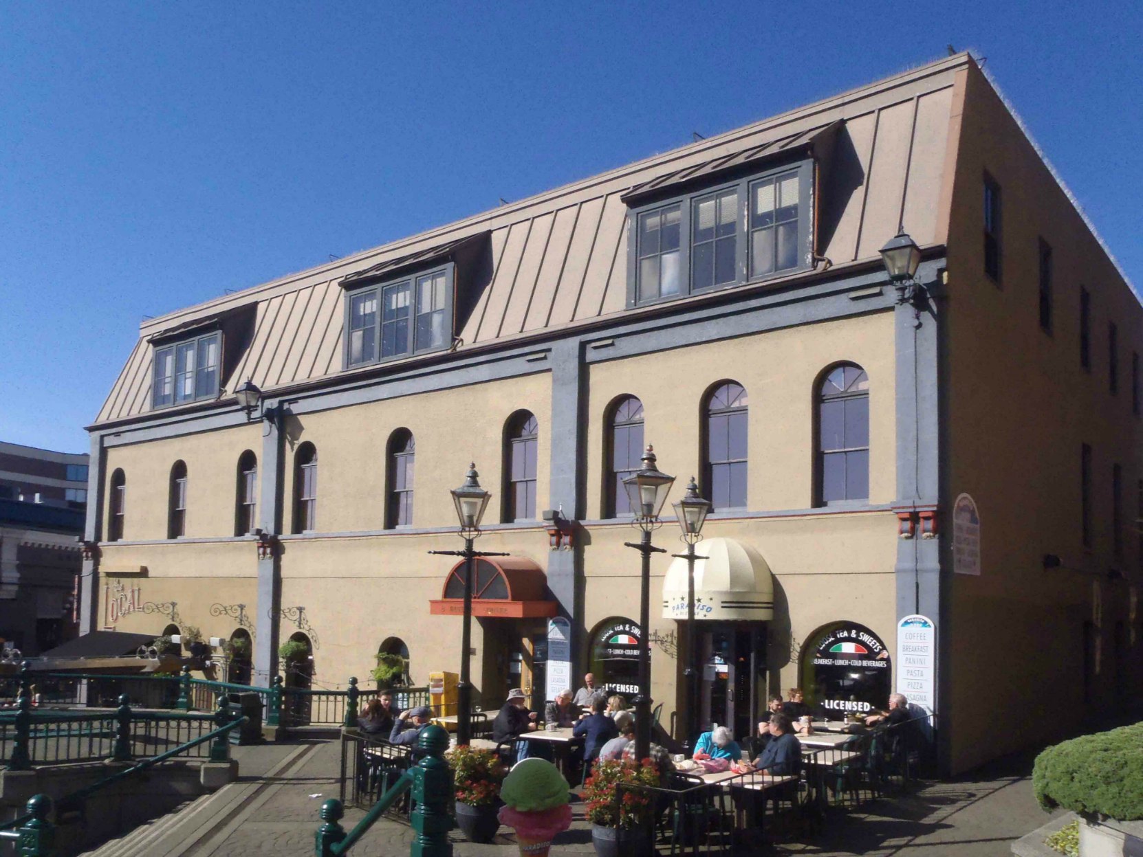 8-10 Bastion Square, part of a Victoria Heritage building designed by architect Richard Lewis in 1862