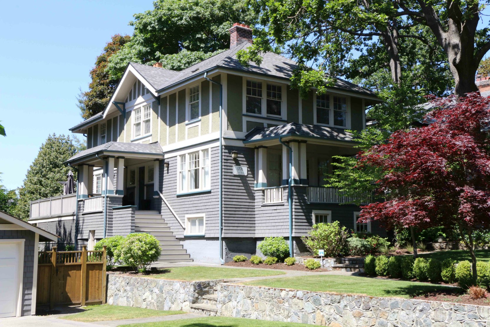 1776 Beach Drive, built in 1913 by architect Charles Elwood Watkins for Henry C. Hall.