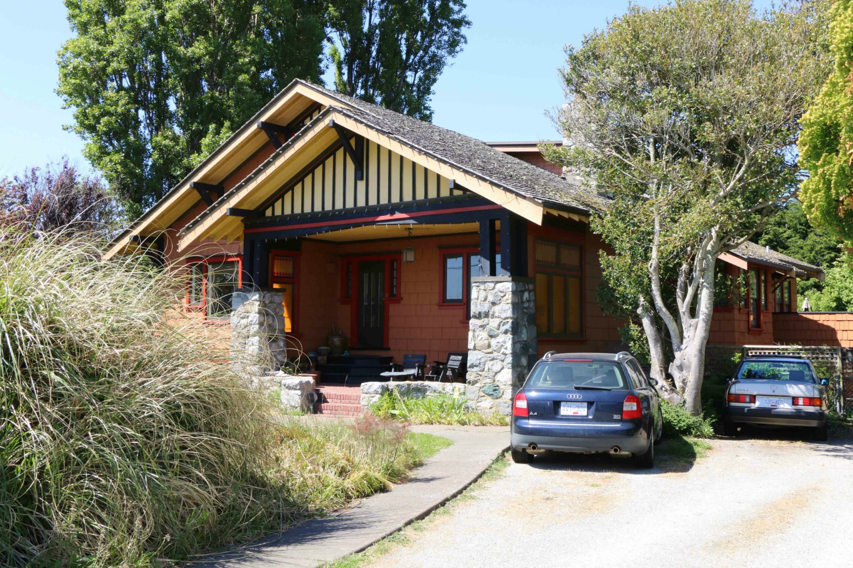 418-424 Beach Drive, Oak Bay. This Arts & Crafts bungalow was built in 1913.