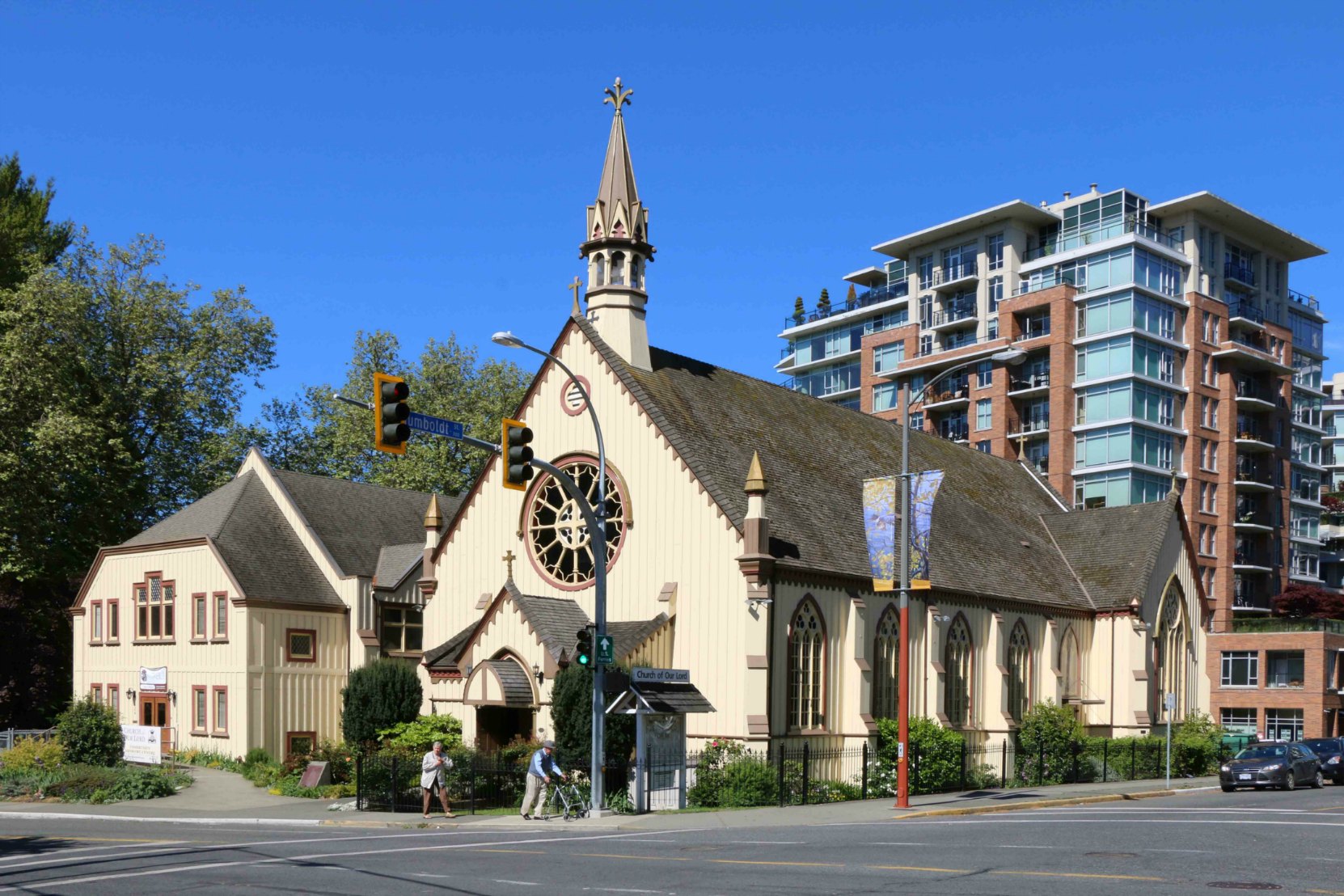 The Church of Our Lord, 626 Blanshard Street, built in 1875 by architect John Teague for Rev. Edward Cridge.