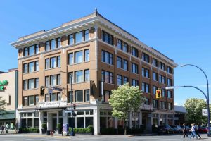 The Hotel Rialto, 1450 Douglas Street. Originally built at the Prince George Hotel in 1911, it became the Hotel Douglas from 1920 to 2007, when the present owners renovated it as the Hotel Rialto.