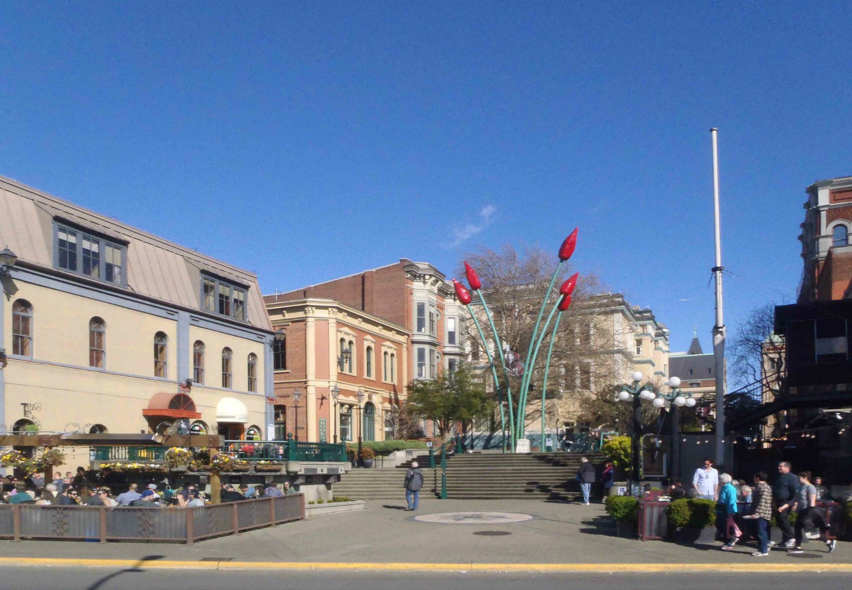 Bastion Square, entrance from Wharf Street