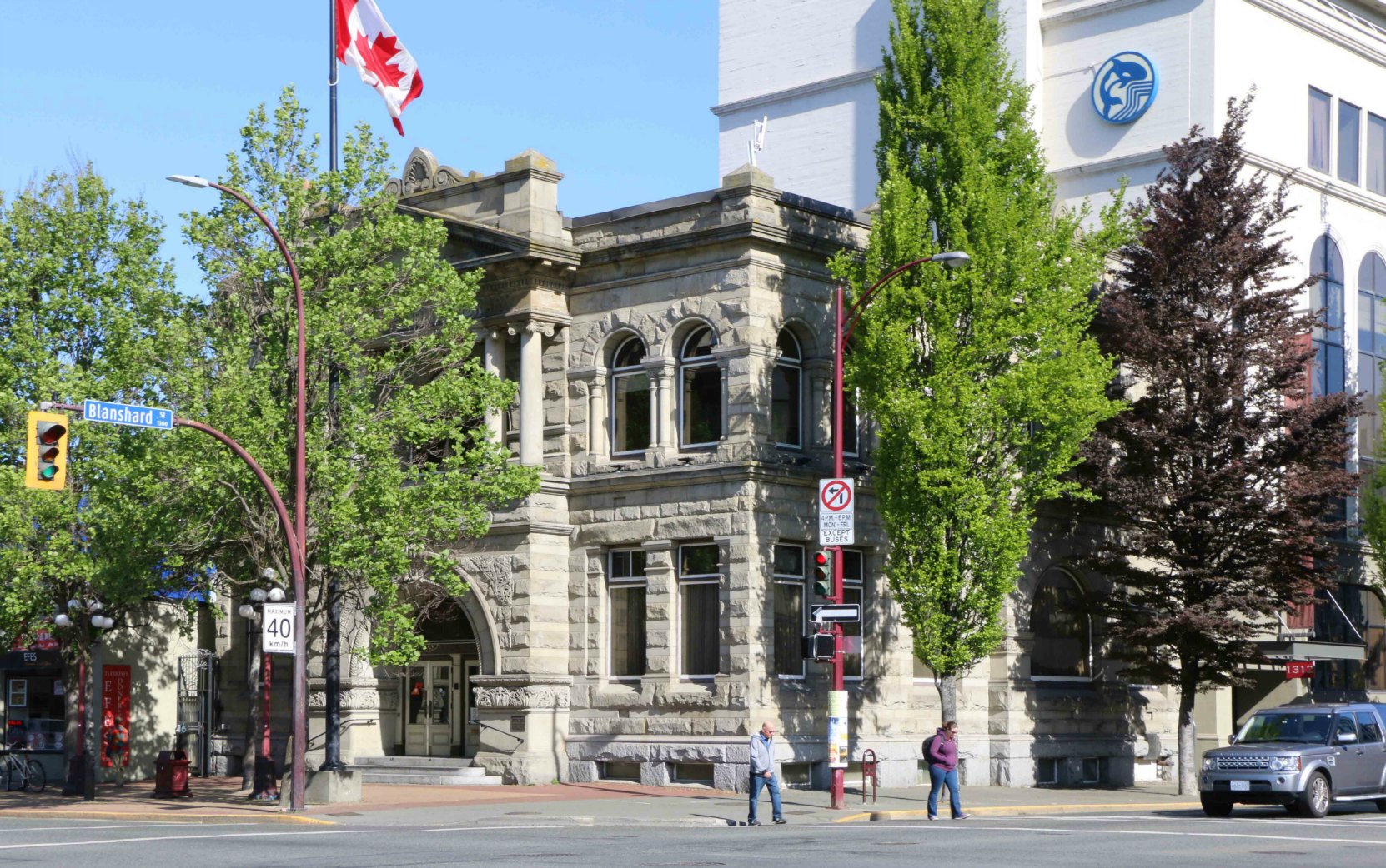 The Carnegie Library, 794 Yates Street. Built in 1904 by architects Thomas Hooper and C. Elwood Watkins with a grant from the Andrew Carnegie Foundation.