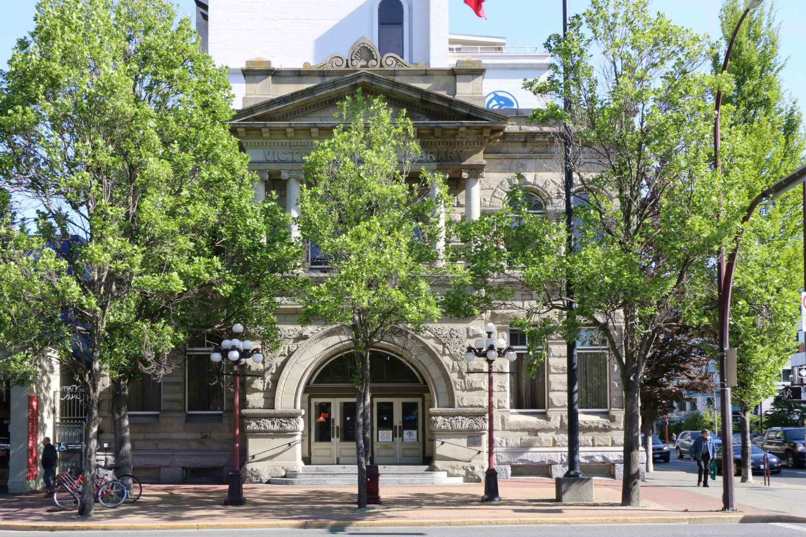 The Carnegie Library, 794 Yates Street. Built in 1904 by architects Thomas Hooper and C. Elwood Watkins with a grant from the Andrew Carnegie Foundation.