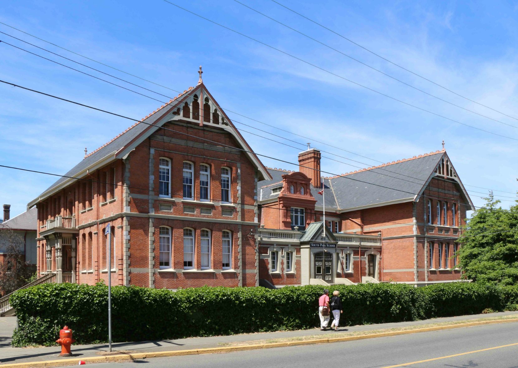 South Park School, 508 Douglas Street. Originally built in 1894 by architect William Ridgway Wilson.