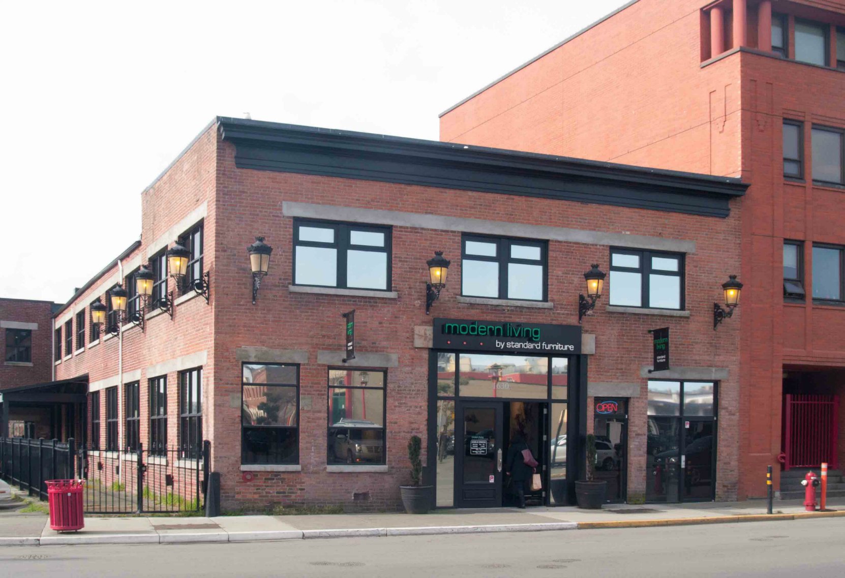 This building at 1630 Store Street was built in 1912 as a machine shop. In 2006 it was converted into retail space. (photo by Victoria Online Sightseeing Tours)