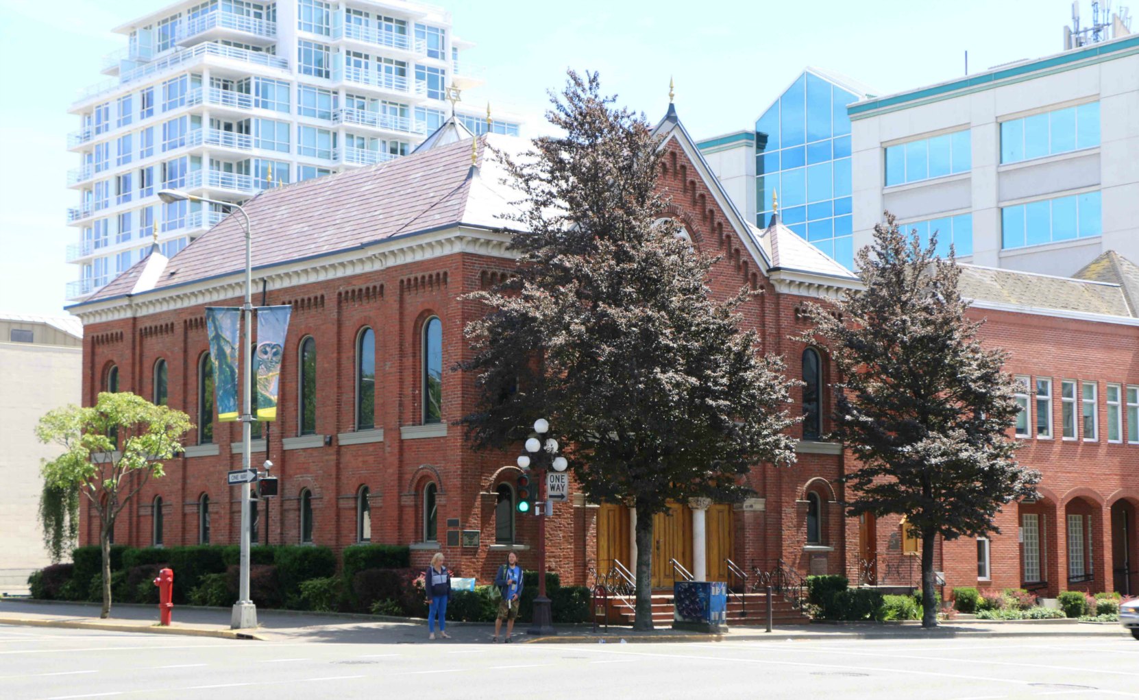 The Congregation Emanu-el, 1461 Blanshard Street. Dedicated in 1863, it is the oldest synagogue in western Canada