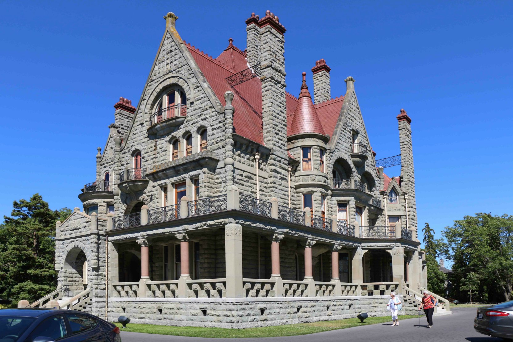 Craigdarroch Castle, viewed from the south west.