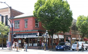 1328 Douglas Street, built in 1878 as a grocery store for Thomas Nicholson