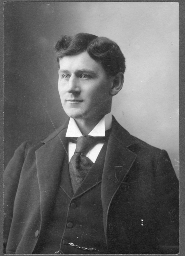 Thomas Rodney Cusack (died 1925, aged 54), circa 1900. Thomas Cusack had 625 Courtney Street built for his Cusack Printing Company.