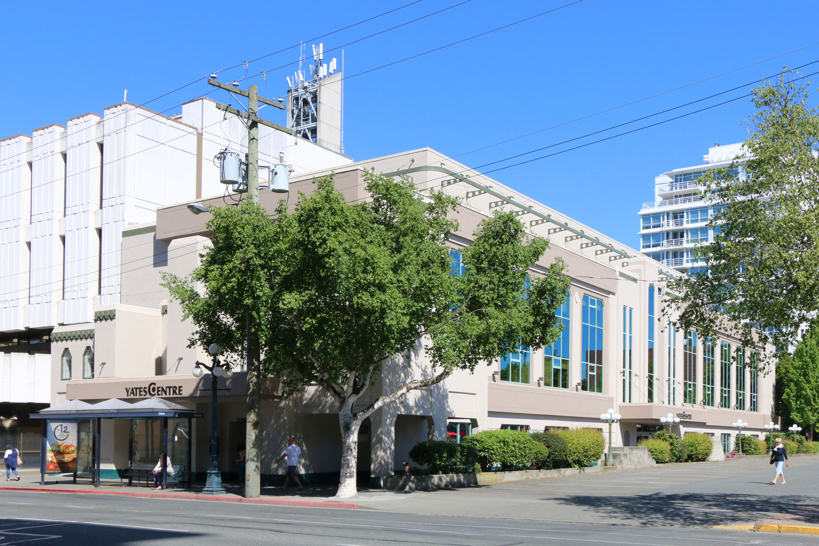 838 Yates Street, originally built in 1936 as the Atlas Theatre (photo; Victoria Online Sightseeing Tours)