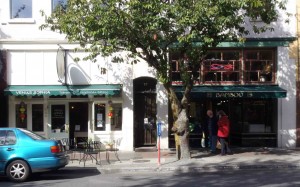 Examples of cleristory windows at 550-552 Fisgard Street.